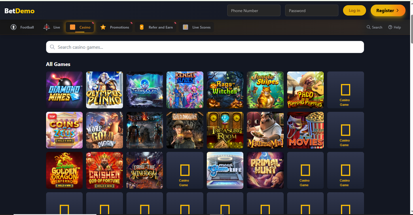 Sports Betting Platform